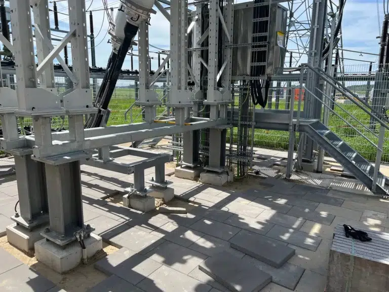 Steel galvanized landing